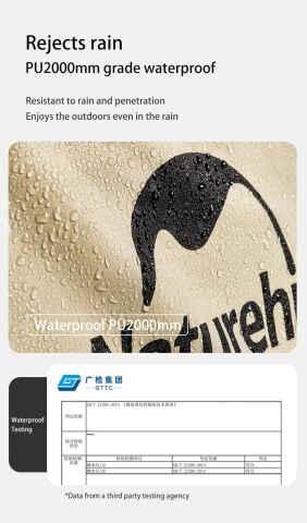 Naturehike Ango UPF 50+ Gölgelikli Otomatik Kurulum Kamp Çadırı