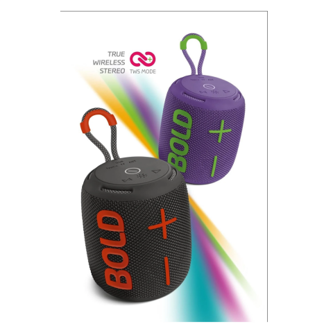 Powerway Bold Siyah Taşınabilir Ses Bombası