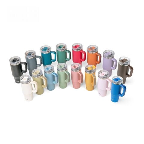 Tyeso QQ Termos Sızdırmaz Pipetli Çift Duvarlı Vakumlu 900ML