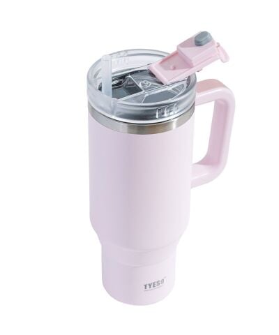 Tyeso QQ Termos Sızdırmaz Pipetli Çift Duvarlı Vakumlu 900ML