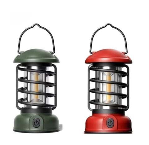 Madfox Vintage Glamping Kamp Lambası 300 Lümen