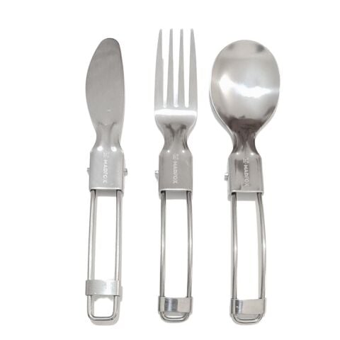 Madfox Heavy Duty 3IN1 Katlanır Çatal Kaşık Bıçak Seti