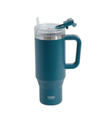 Tyeso QQ Termos Sızdırmaz Pipetli Çift Duvarlı Vakumlu 1200ML