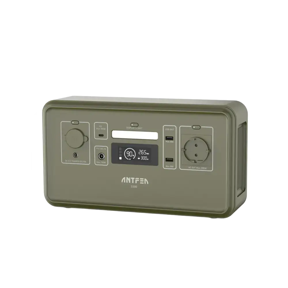 Antfea S300 Taşınabilir Güç Sistemi Gri 300W Mini