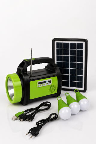 Powerdex PD-9090 Solar Şarjlı Kamp Feneri – Bluetoothlu Taşınabilir Aydınlatma Sistemi