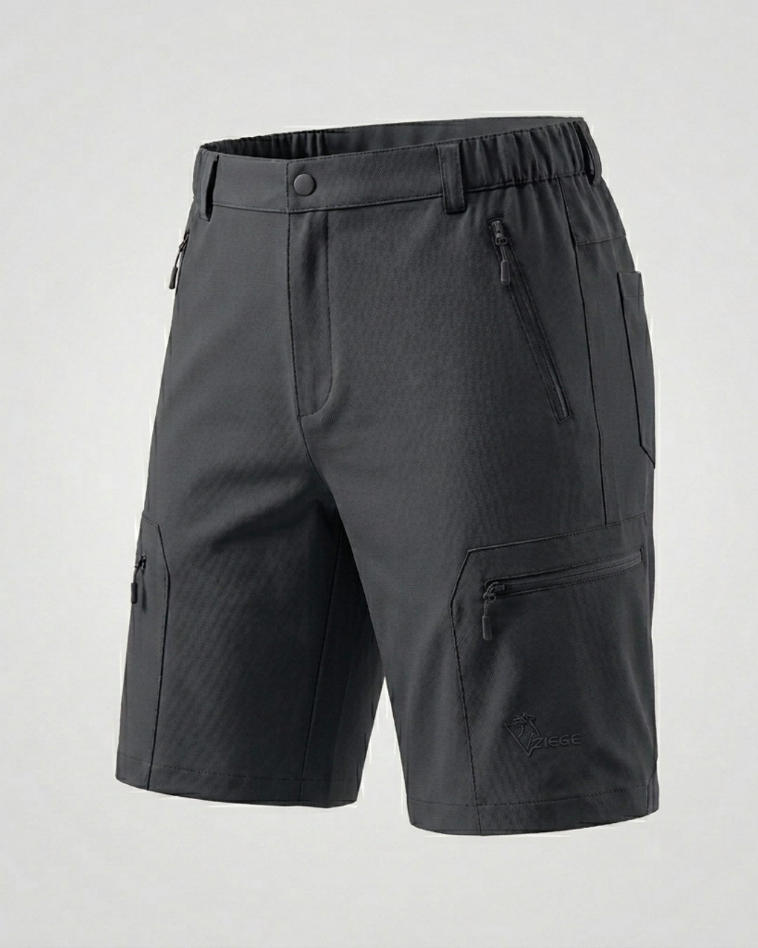 Ziege Natur Short - Su İtici Unisex Likralı Outdoor Şort XL - Antrasit