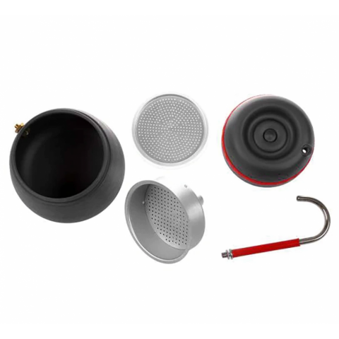 Alocs Kamp Filtre Kahve Demleme Potu Moka Pot Tam Set