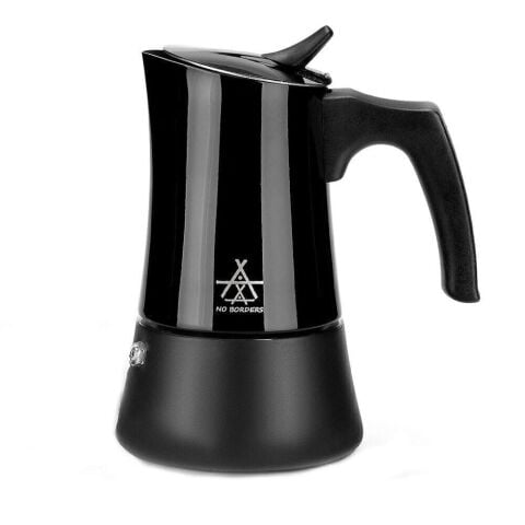 Alocs Taşınabilir Mocha Pot 450 ML 9 Cup Siyah