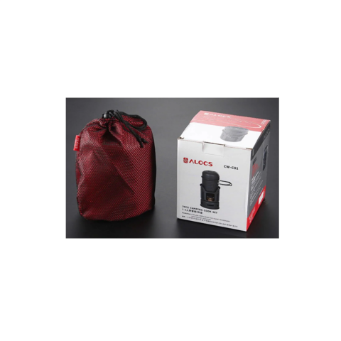 Alocs Alkol Ocaklı Pişirme Seti 1 2 Kişilik Çantalı Set