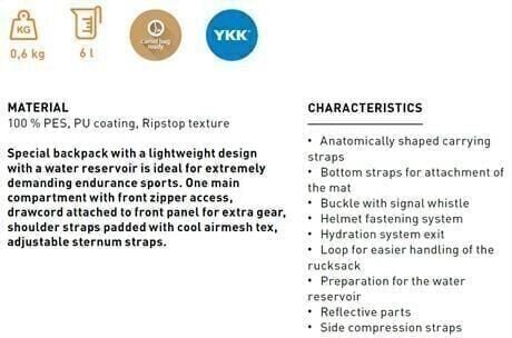 Trimm Biker Sırt Çantası - 6 Litre, Siyah