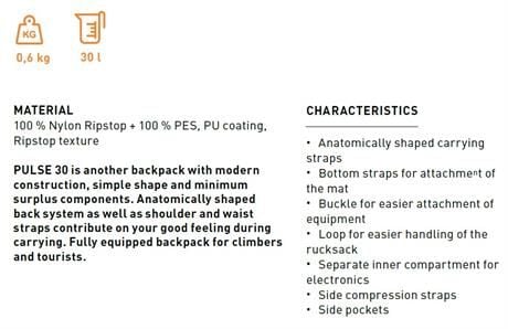 Trimm Pulse Sırt Çantası - 30 Litre, Lagün Mavisi