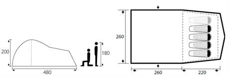 Trimm Arizona II 4 Kişilik Çadır