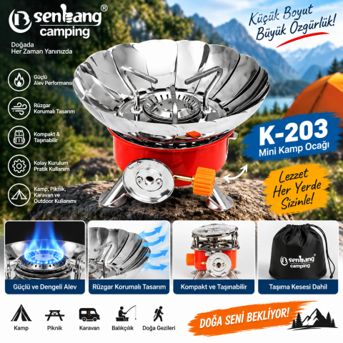 Senbang Camping K-203 Mini Kamp Ocağı