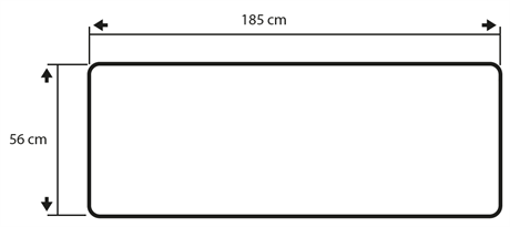 Trimm Corner Şişme Mat - Mavi